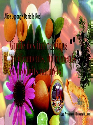 cover image of Guide des interactions médicaments, nutriments et produits naturels